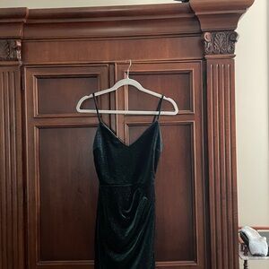 Windsor Black Sparkle Mini Dress